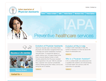 Tablet Screenshot of iapaonline.org